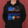 Mom Of The Birthday Boy Hedgehog Family Party Decorations Women Hoodie