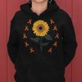 Multiple Sclerosis Awareness Sunflower Ms Warrior Support Sudadera con capucha para mujer
