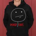 Poker Face Saying Cards Player Women Kapuzenpullover für Damen