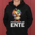 Psychisch Am Ente Crazy Duckintage Party Motif Kapuzenpullover für Damen