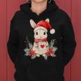 Rabbit Christmas Decoration Children Christmas Rabbit Kapuzenpullover für Damen