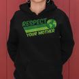 Respect Your Mother Awesome Earth Day Globe Graphic Women Hoodie Respect Your Mother Awesome Earth Day Globe Graphic Women Hoodie