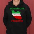 Rise With The Of Iran Life Freedom Mahsaamini Kapuzenpullover für Damen