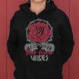 Rock Queenibes Guitarraintage Rose Rock Music Sudadera con capucha para mujer