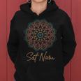 Sat Nam Mandala Kundalini Yoga Kapuzenpullover für Damen