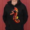 Seahorse With Sunglasses Aquarist Ocean Cute Seahorse Kapuzenpullover für Damen