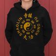 Shaolin Kung Fu Artes Marciales Chinas Tradicionales Cuello Sudadera con capucha para mujer