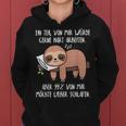 Sloth Women's Sloth Sleep Sloth Kapuzenpullover für Damen