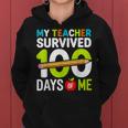 My Teacher Survived 100 Days Of Me 100Th Days Of School Women Hoodie