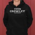 Team Crowley Proud Surname Last Name Kapuzenpullover für Damen