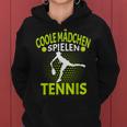 Tennis Player Cool Girls Playing Tennis Kapuzenpullover für Damen