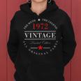 Vintage 1972 Original 53 Cumpleaños 53 Años Hombre Sudadera con capucha para mujer