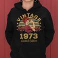 Vintage 1973 Made In 1973 48Th Birthday 48 Years Sudadera con capucha para mujer