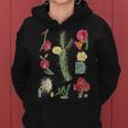 Vintage Botanicalintage Cactusintage Flower Botany Sudadera con capucha para mujer