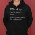 Vintage Whiskey Drinkers Definition Of Whisky Sudadera con capucha para mujer