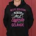 Women's Beste Kollegin Eine Legendeerleaves Das Gelände Kapuzenpullover für Damen