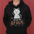 Women's Bridal Hen Night Cat Wedding Kapuzenpullover für Damen