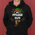 Women's Care Elf Christmas Elf Xmas Kapuzenpullover für Damen