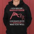 Women's Construction Line Construction Inspection Construction Site Construction Manager Kapuzenpullover für Damen