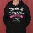 Women's Ich Bin Die Bonus Grandma Bonus Grandma Family Kapuzenpullover für Damen