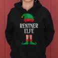 Women's Pensioner Elf Partner Look Family Outfit Christmas Kapuzenpullover für Damen