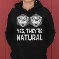 Yes Are Natural Juego De Rol De Humor De Cuello Sudadera con capucha para mujer