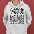 102 Day Of 2Nd Grade Dalmatian Dog Lovers Student Or Teacher Women Hoodie