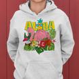 Aloha Hawaii Hawaii-Flamingo Children Nager Girls Toddler Blue Kapuzenpullover für Damen