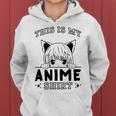 This Is My Anime Camisa Linda Kawaii Anime Merch Anime Girl Sudadera con capucha para mujer