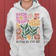 Boho Summer Flower Botanical Nature Lover Floral Wild Flower Kapuzenpullover für Damen