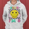 Bruh I'm 9 Groovy 9Th Birthday 9 Years Old Girls Boys Women Hoodie