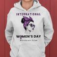 Día Internacional De La 2025 Acelerar La Acción 8 De Marzo Sudadera con capucha para mujer