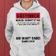 Guest Book My 20Th Birthday Idea Women's Gray Kapuzenpullover für Damen