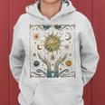 Mystical Snake Moon And Sun Tarot Card Crystals Kapuzenpullover für Damen