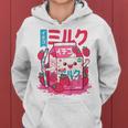 Niños Kawaii Cute Japanese Strawberry Milk Straw Anime For Girls Sudadera con capucha para mujer