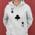 Playing Card Cross Lady Queen Carnival Costume Kapuzenpullover für Damen