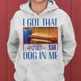 Retrointage I Got-That Dog In Me Hotdog Women's Kapuzenpullover für Damen