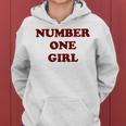 Rosé Number One Girl Kapuzenpullover für Damen