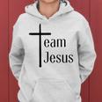 Team Jesus I Jesus Christ Redeemer Christianity Kapuzenpullover für Damen