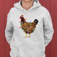 Ugly Christmas Sweater Chicken Christmas Kapuzenpullover für Damen