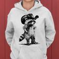 Vintage Raccoon Cowboy Cowgirl Western Country Trash Panda Women Hoodie