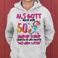 Women's 50Th Birthday 50 Years Woman 50 It Will Be Gray Kapuzenpullover für Damen