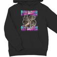 Even Baddies Get Saddies Raccoon Funny Meme Youth Unisex Hoodie
