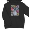 Feral Raccoon Meme Unisex Youth Hoodie - Fun Animal Print for Teens