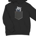 Pocket Raccoon Hoodie | Cute Unisex Youth Sweatshirt