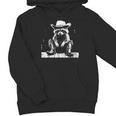 Raccoon Cowboy Western Unisex Hoodie - Fun & Youthful Style