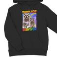 Raccoon Hoodie | Youth Unisex - Tummy Ache Survivor Theme