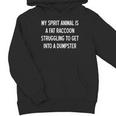 Sarcastic Raccoon Spirit Animal Unisex Youth Hoodie - Fun & Playful