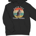 Save The Trash Panda Raccoon Unisex Youth Hoodie - Retro Sunset Style