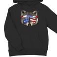 USA Patriotic Raccoon Unisex Hoodie - July 4th Trash Panda